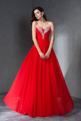 Vestido de Noche de Corte princesa de Sin mangas de Abalorio de Hasta el suelo