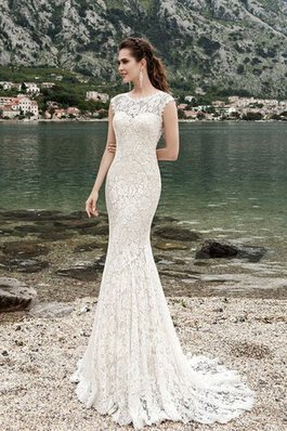 Robe de mariée luxueux intemporel discrete simple de traîne moyenne