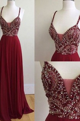 Robe de bal manche nulle de princesse longueur au ras du sol avec perle ligne a