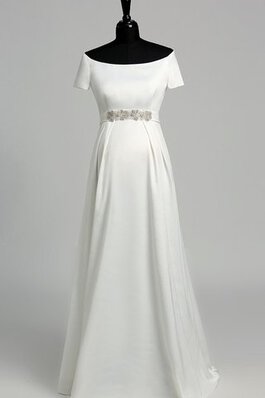 Robe de mariée distinguee facile chic a-ligne de lotus