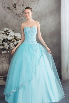 Robe douce seize en tulle avec perle cordon avec sans manches