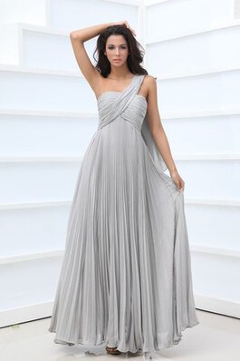 Robe mère de mariée classique en chiffon avec cristal d'épaule asymétrique