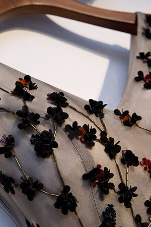 Robe de bal splendide cordon avec fleurs longue romantique - Photo 3