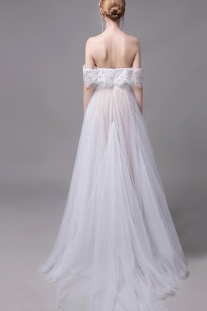 Süss Tüll Dom Zeitloses Brautkleid mit Natürlicher Taille - Bild 4