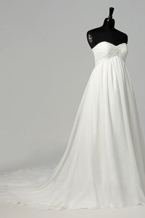 Robe de mariée salle interne grosses soldes a-ligne longue simple - Photo 6