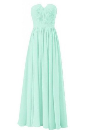 Robe demoiselle d'honneur plissage avec chiffon manche nulle de bustier de col entaillé - Photo 1
