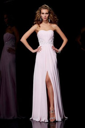 Robe de bal jusqu'au sol appliques avec chiffon a-ligne de princesse - Photo 1