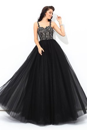 Duchesse-Linie Breiter Träger Anständiges Bodenlanges Quinceanera Kleid mit Applikation - Bild 3