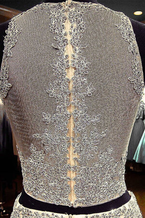 Abito da ballo lace coperta bella in raso sirena cerniera convenzionale - Foto 3