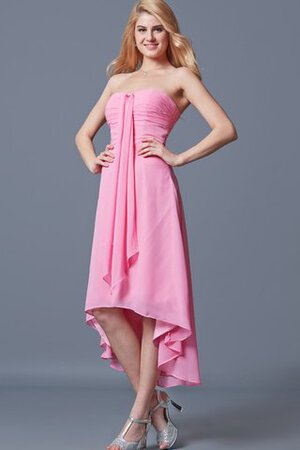 Reißverschluss Chiffon Empire Taille a linie bescheidenes schick Brautjungfernkleid - Bild 2