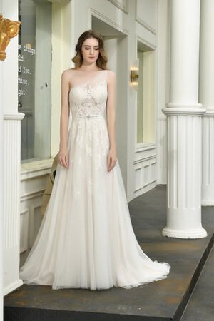 Robe de mariée joli boutonné de traîne courte fermeutre eclair intemporel - Photo 8