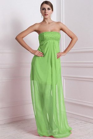 Robe demoiselle d'honneur avec chiffon a-ligne avec zip avec perle de bustier - Photo 12