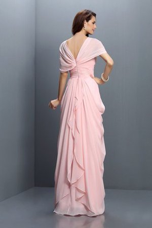 A-Linie Herz-Ausschnitt Bodenlanges Anständiges Brautjungfernkleid mit Reißverschluss - Bild 30