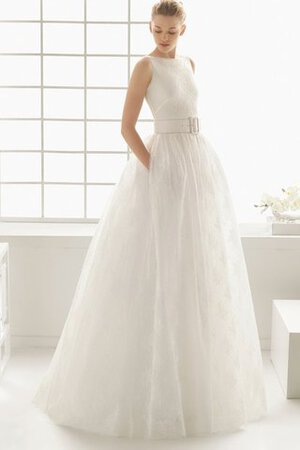 Abito da Sposa in Pizzo a Sala All Aperto a Spiaggia Semplice Senza Maniche - Foto 1