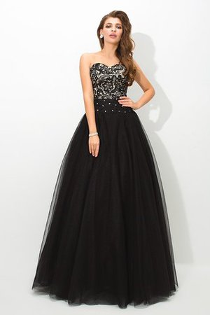 Robe de quinceanera longue naturel manche nulle de mode de bal fermeutre eclair - Photo 3