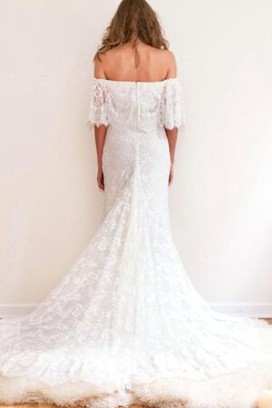 Informal&Casual Vestido de Novia de Corte Recto de Borde-Festoneado - Foto 5