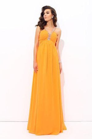 Prinzessin A Linie Ärmelloses Formelles Bodenlanges Abendkleid - Bild 5