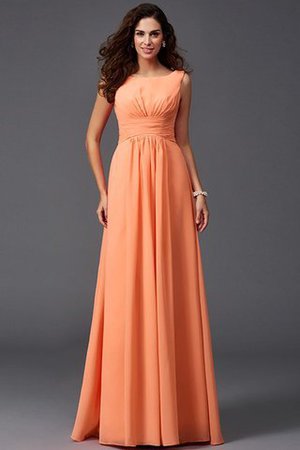 Robe demoiselle d'honneur avec zip ligne a jusqu'au sol avec chiffon de lotus - Photo 20