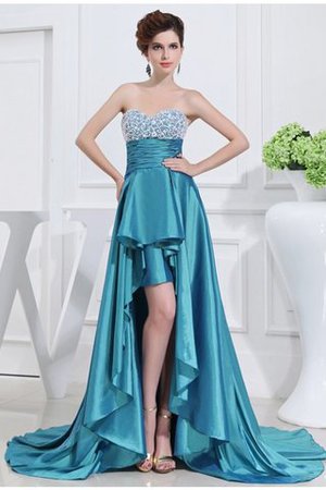 Robe de bal de princesse avec perle fermeutre eclair asymétrique haut bas - Photo 1