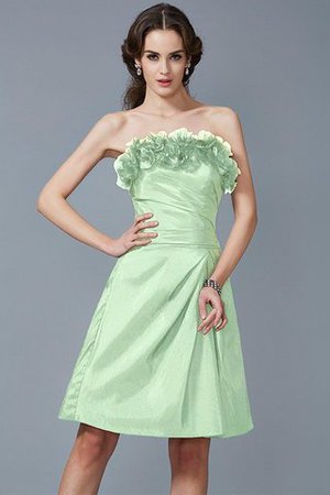 Robe demoiselle d'honneur facile en taffetas de fourreau de bustier fermeutre eclair - Photo 26