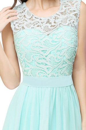Vestido de Fiesta de Corte Recto de Brillante de Sala de Natural - Foto 3