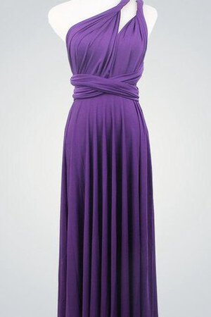 Robe demoiselle d'honneur décontracté plissage manche nulle - Photo 1