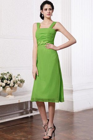 Vestido de Dama de Honor de Corto de Tiras anchas de Plisado de Sin mangas - Foto 13