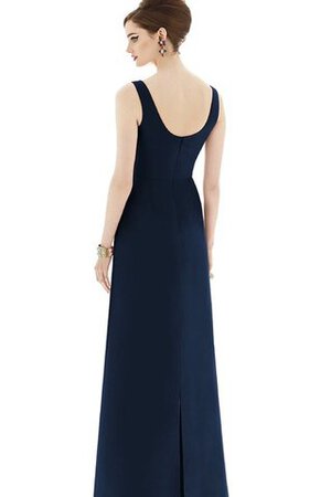 Vestido de Dama de Honor de Corte Recto de Volantes Adorno de Largo de Escote en V - Foto 2