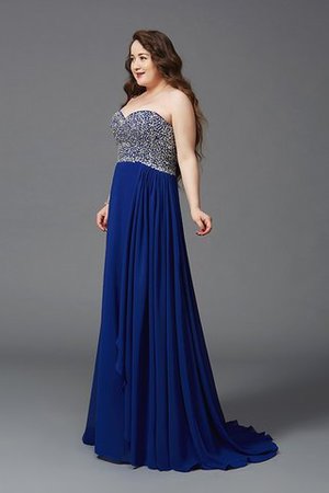 Robe de bal naturel de princesse lache fermeutre eclair de traîne courte - Photo 4