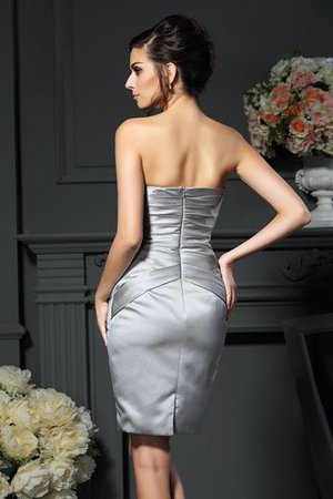 Robe mère de mariée courte naturel equipé de jacket manche nulle fermeutre eclair - Photo 4