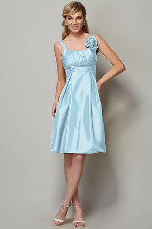 Spaghetti Träger Prinzessin Taft Einfaches Brautjungfernkleid mit Breiter Träger - Bild 18