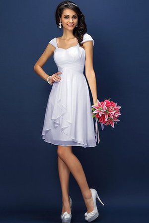 Abito da Damigella in Chiffon con Piega Conotta A-Line Principessa - Foto 29