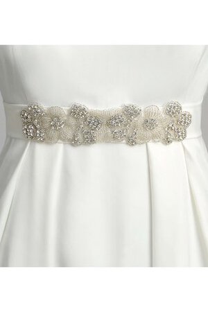 Abito da Sposa moda Fuori dalla spalla con Perline Vintage Cerniera Formale E Informale - Foto 8