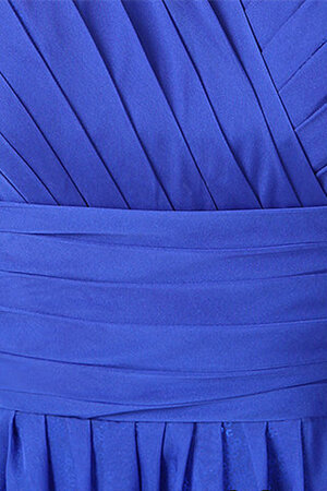 Robe de bal ruchés plongeants jusqu'au sol en satin extensible populaire romantique - Photo 7