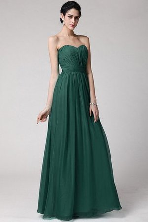 Robe demoiselle d'honneur plissage longue au drapée fermeutre eclair de fourreau - Photo 9