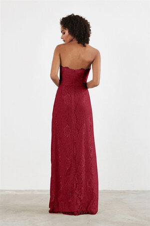 Zart Spitze Sittsames Extravagantes Brautjungfernkleid aus Satin - Bild 2