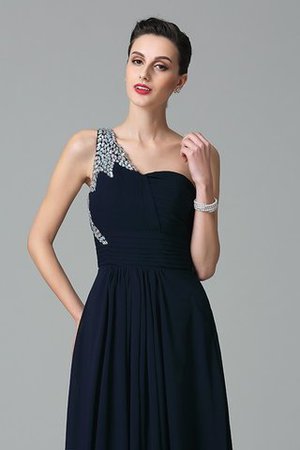 Prinzessin A-Linie Chiffon Ärmellos Bodenlanges Abendkleid - Bild 7