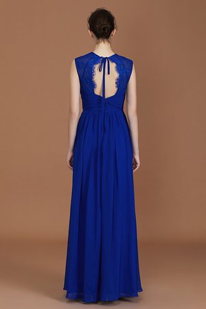 Engelhaft Chiffon Herz-Ausschnitt A-Line Bodenlanges Brautjungfernkleid - Bild 2