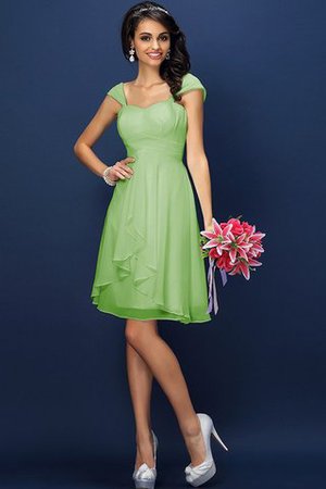 Abito da Damigella in Chiffon con Piega Conotta A-Line Principessa - Foto 26