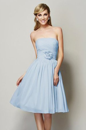 Trägerlos Ärmelloses Prinzessin Bescheidenes Kurzes Brautjungfernkleid - Bild 18