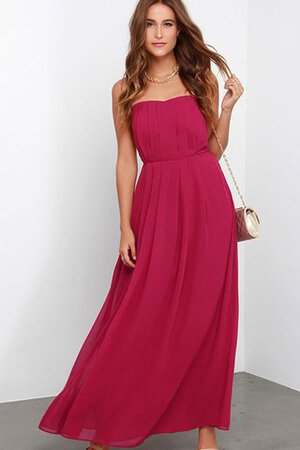 A linie prächtiges langes Brautjungfernkleid - Bild 11