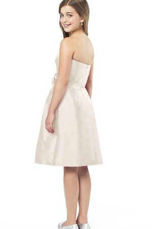 Abito da Damigella con Fiore con Increspato con Criss-cross Cuore - Foto 4