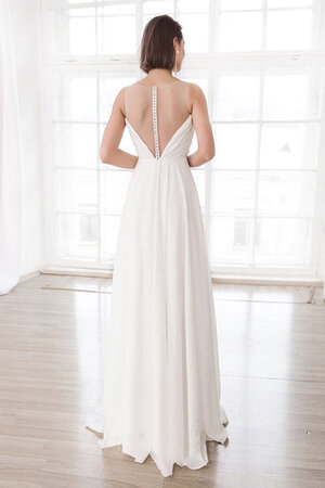 Blendend Ärmellos Pompöse Bodenlanges Sittsames Brautkleid - Bild 4