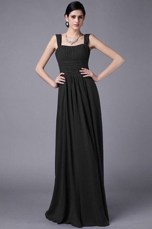 Plissiertes Reißverschluss Anständiges Bodenlanges Brautjungfernkleid aus Chiffon - Bild 2