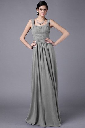 Plissiertes Reißverschluss Anständiges Bodenlanges Brautjungfernkleid aus Chiffon - Bild 28