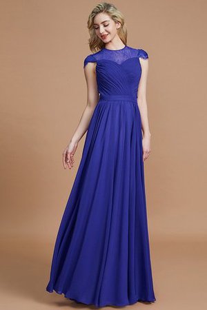 Vestido de Dama de Honor de Corte princesa de Corte-A en Gasa de Escote redondo - Foto 30