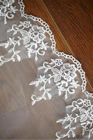 Robe de cortège enfant ligne a de traîne courte manche nulle avec perle en organza - Photo 7