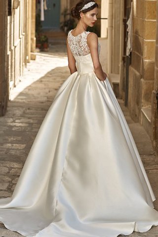 Abito da Sposa Esclusivo moda Coda A Strascico Corto con Bottone a Sala retro - Foto 2