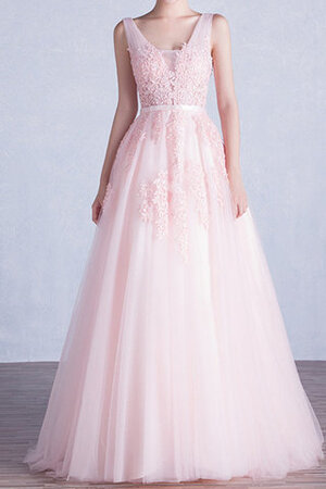 Elegante Vestido de Fiesta de Corte-A de Abalorio de Brillante - Foto 6