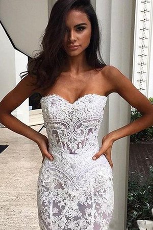 Informal&Casual Vestido de Novia en Encaje de Corpiño Acentuado con Perla de Encantador - Foto 2